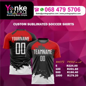 Custom Sublimated Soccer Shirts