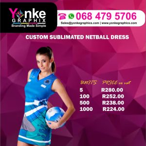 Custom Sublimated Netball Dress